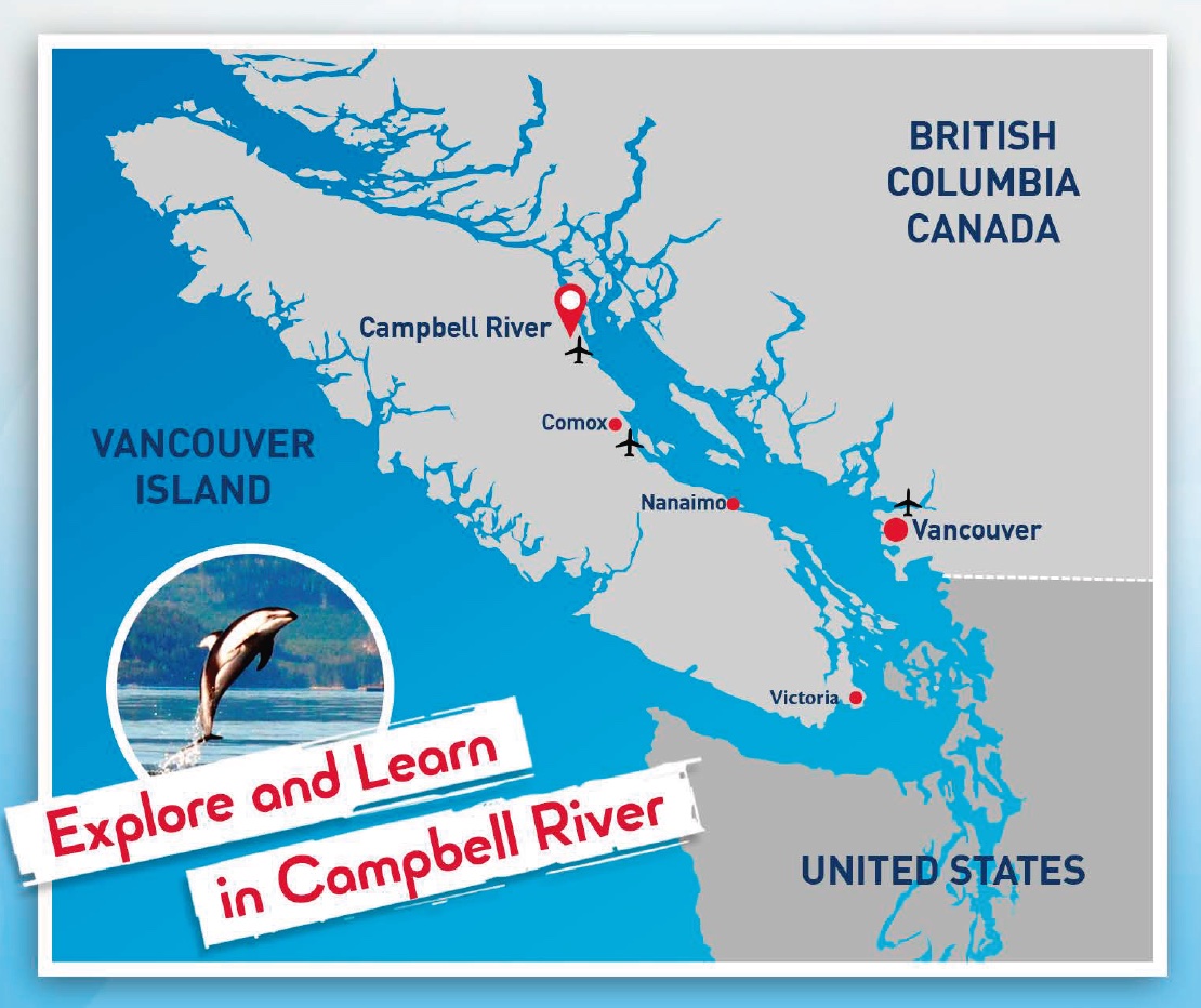 Campbell River - Mapa